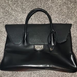 Christian Lacroix black shoulder bag